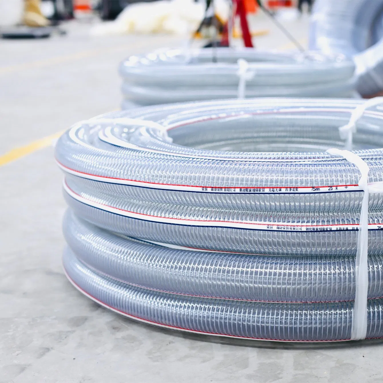 High Quality Transparent PVC Steel Wire Spiral 1/4 "~10" Inch Suction/Drainage Hose