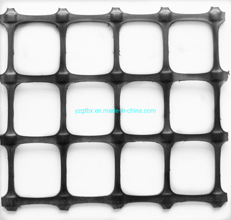 Plastic PP Geogrid Biaxial Geogrid for Road Railway Construction Reinforcement