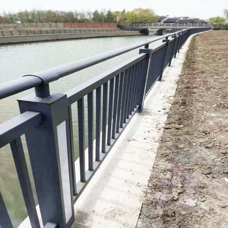 River Guardrails Stainless Steel Plates, Zinc Steel Fences Bridge Fencing
