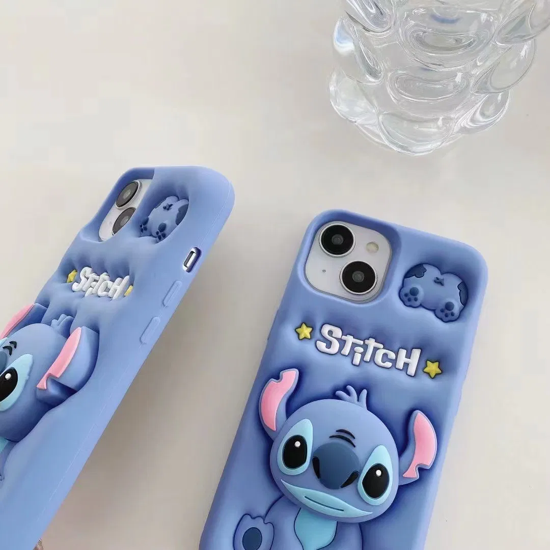 Чехол-держатель Стич для iPhone 11-13 16 PRO