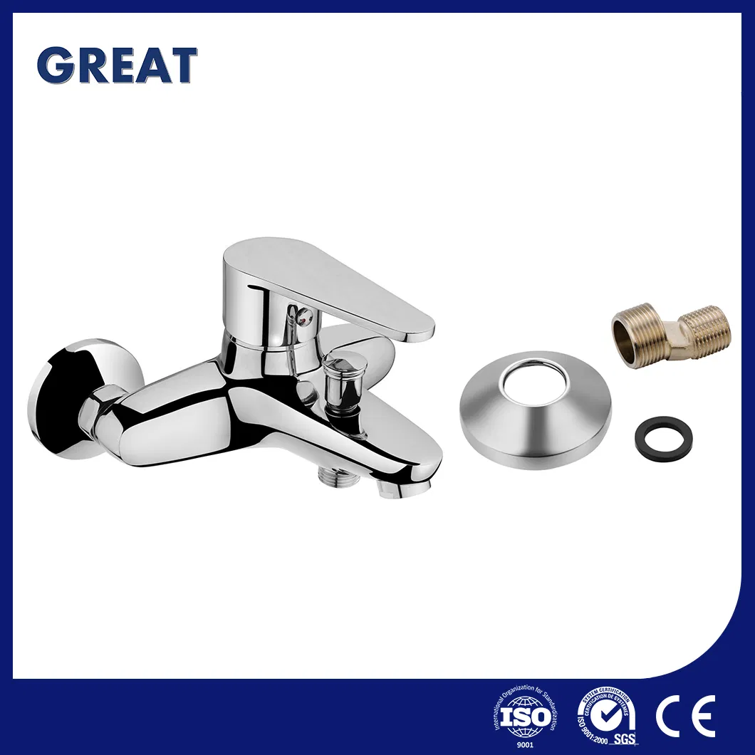 Great Single Hole Bathroom Faucets Manufacturing Good Price Bath Shower Faucet Gl9303A93 Chrome Single Lever Bath Faucet No Rust Chrome Handles Bath Faucet