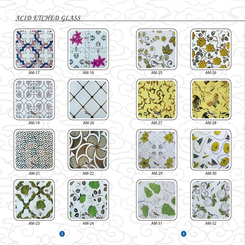 3mm 4mm 5mm 6mm Pattern Mirror Glass China Manufacturer Glass