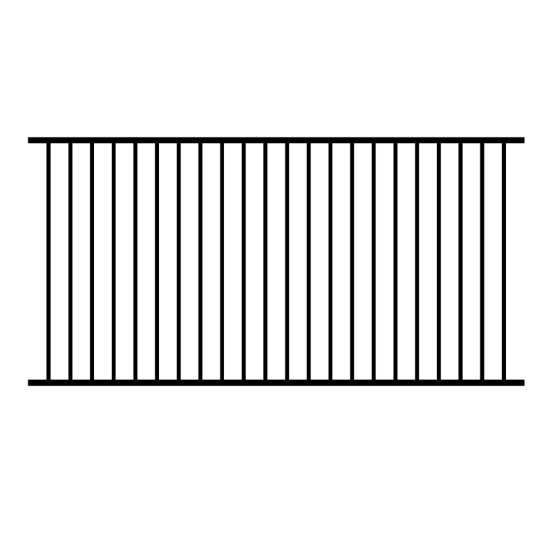 Manufacturer Decorative Aluminium Wire Fence Panels Aluminium Slotted Post Slat Fence Panels Rural Aluminium Fencing