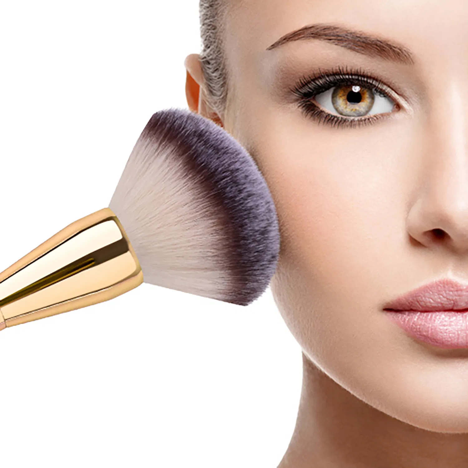 Extra Large Soft Powder Applicator for Flawless Daily Makeup: Foundation Brush