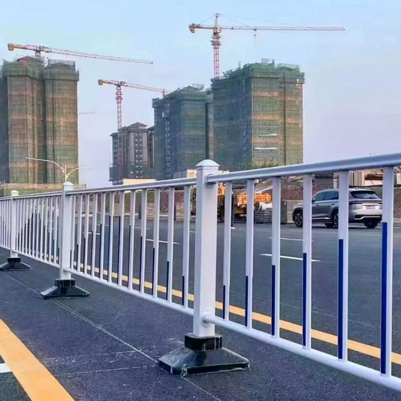 Crash-Resistant Traffic Barrier Fence for Road Highway Bridge Tunnel Protection
