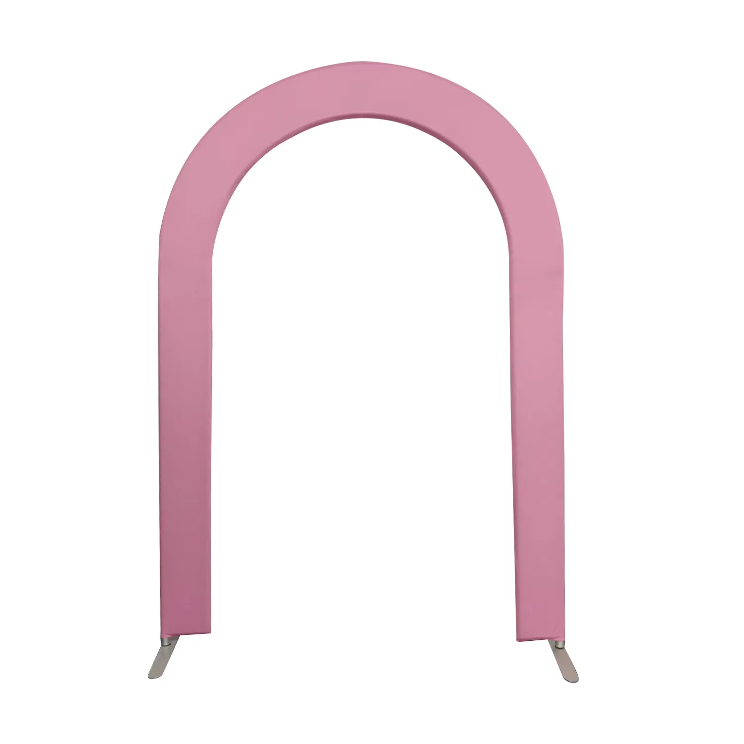 6FT Aluminum Alloy Wedding Decorative Arch Semi-Circular Balloon Holder Digital Color Printing of Elastic Fabric