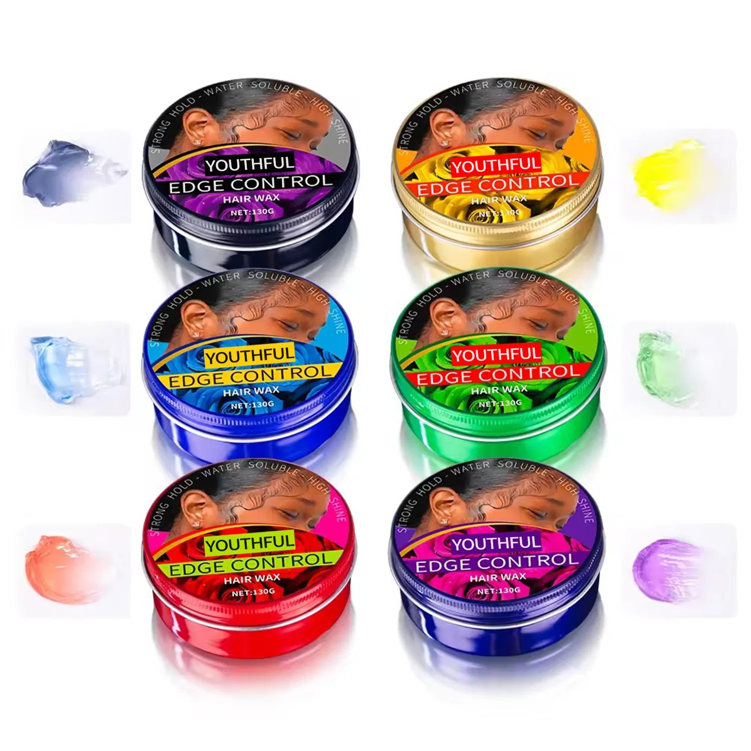 Youthful High Quality Non Greasy Styling Hair Color Wax