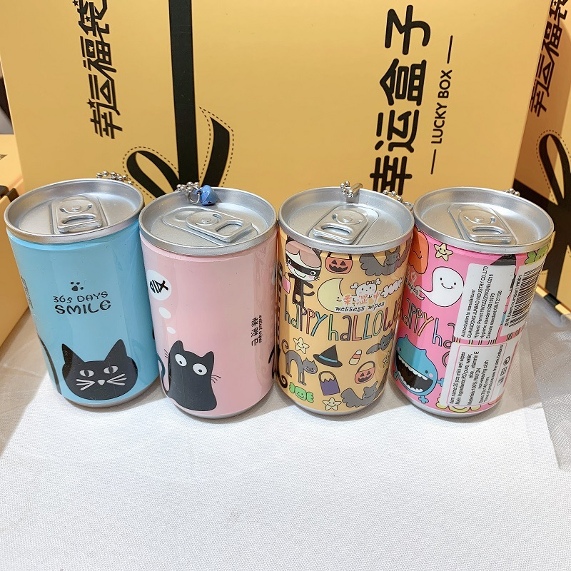 Creative Wet Towel Flip Top Lid Cannister Wet Wipe Tissue Can Canister for Promotion