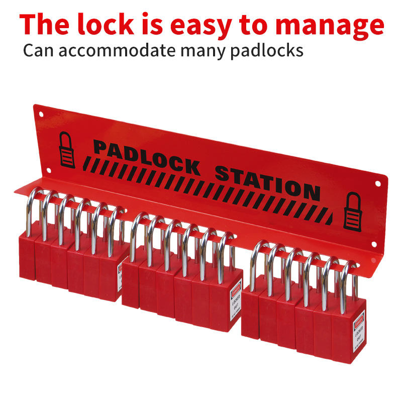 High-Quality OEM Steel Lockout Padlock for Safety Devices