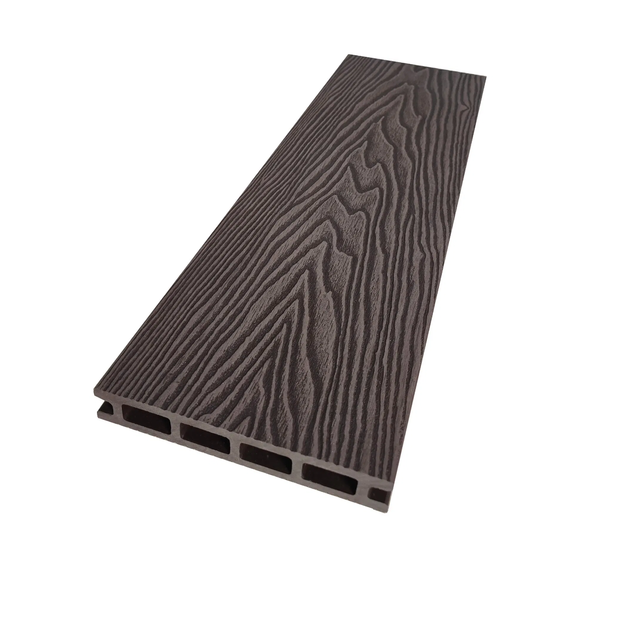 WPC Decking Characterized by 3D Embossed Pattern