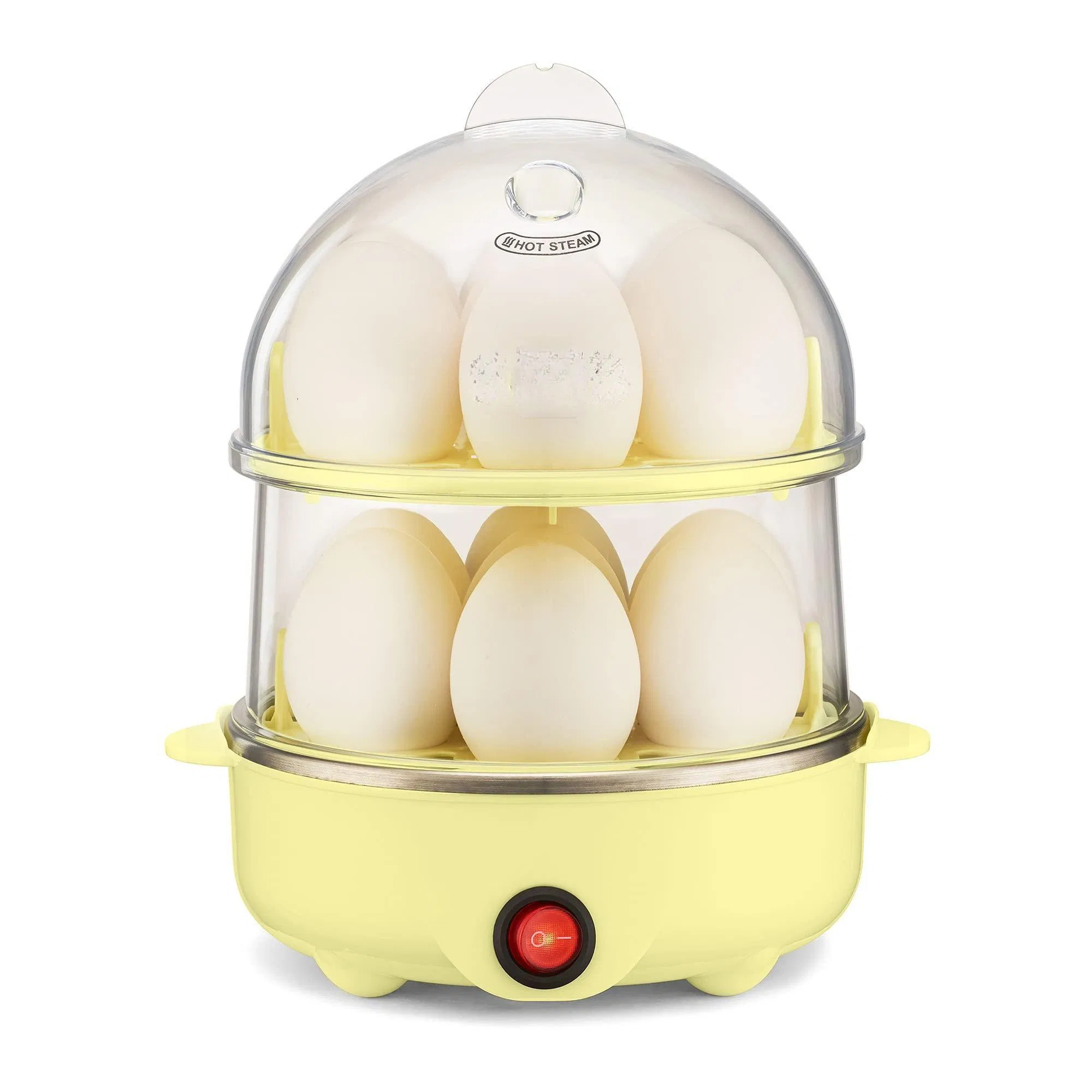 Double Stack Auto Shut off Rapid Electric Egg Cooker Poacher Boiler