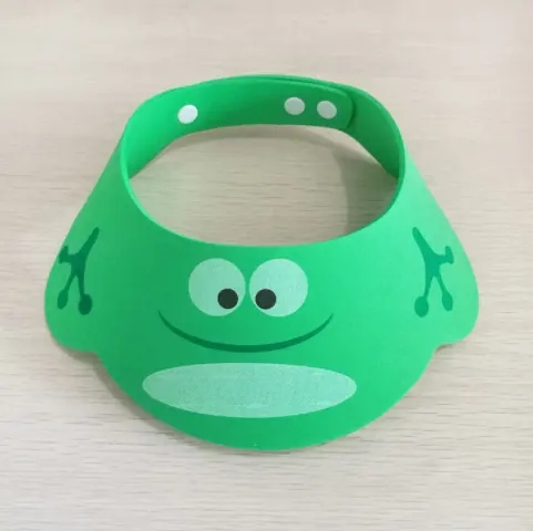 Custom Logo Visor Caps Hat for Baby Wash Hair Safe Shampoo Shower