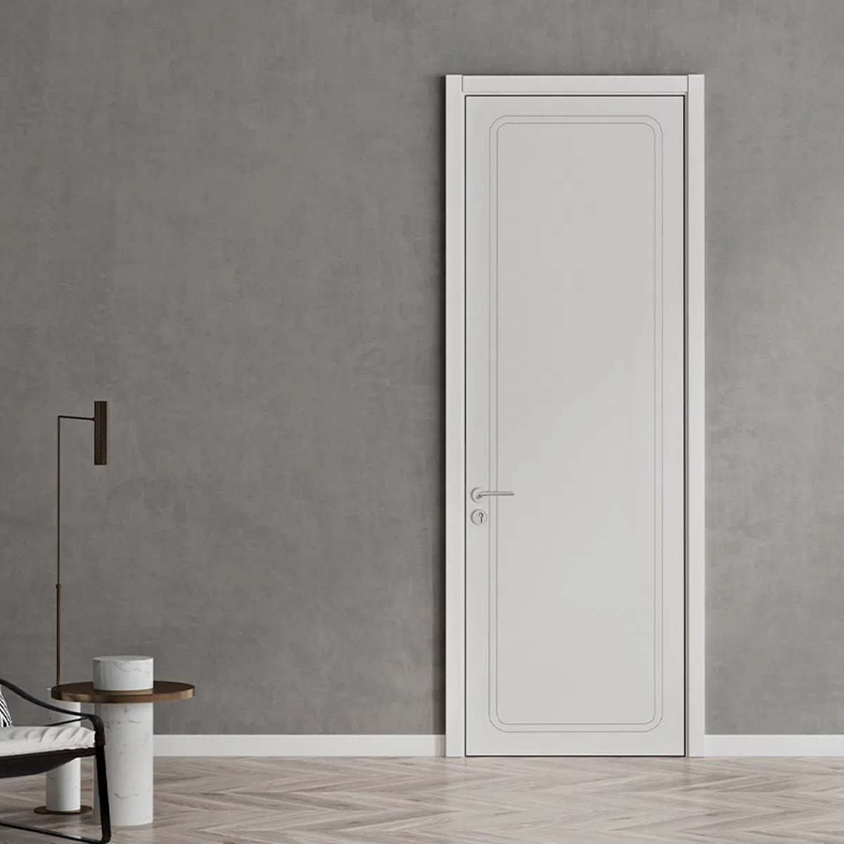 Modern Wooden Interior Door High Quality PVC Wooden Solid Wood Door Customized Interior Timber Wooden Doors