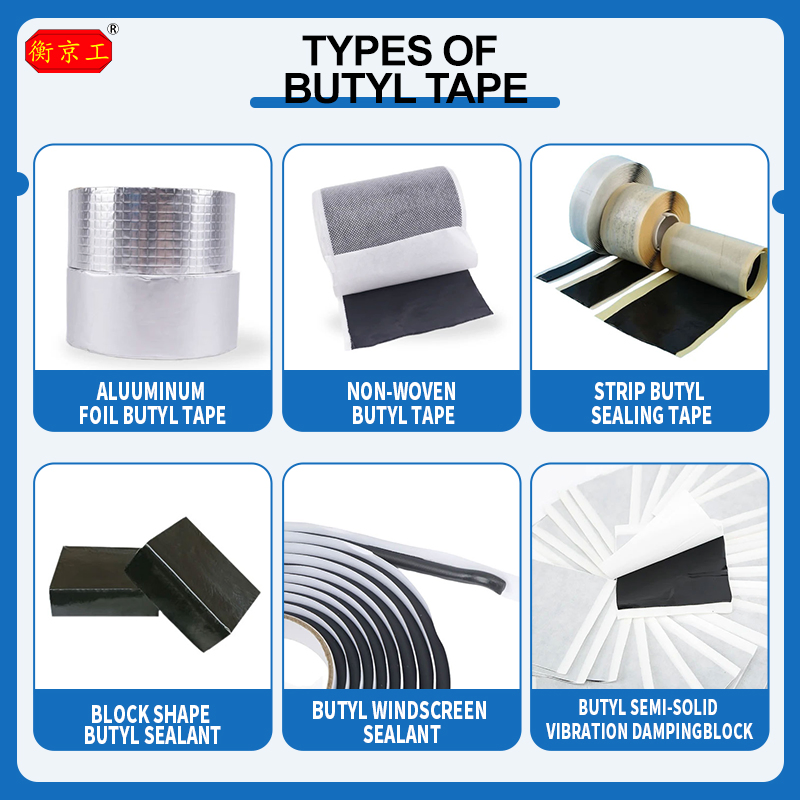 Butyl Self-Adhesive Tape, Nonwoven Butyl Waterproof Tape