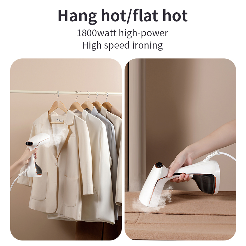 High Power 1800W Dry Iron Handheld Steam Iron with Water Tank
