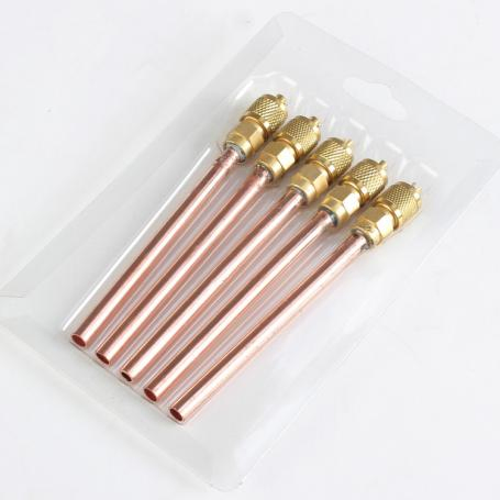 Air Conditioner Spare Parts Access Valve Copper Tube Charging Valve Service Valve