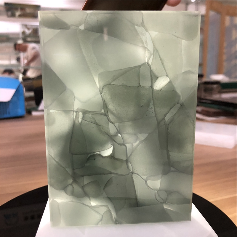 Tinted Jade Glasses for Contemporary Furniture and Architecture