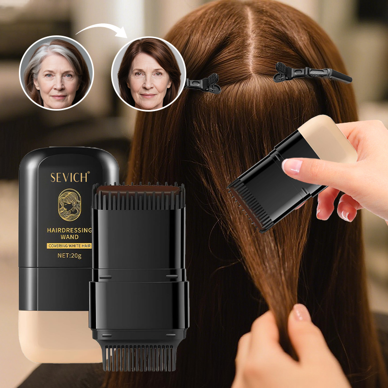 Factory Price Instantly Cover Grey White Hair Magic Root Touch up Black Brown Hair Dye Color Cream