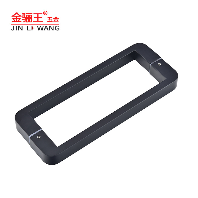 Large Size Tempered Glass Door Pull Handle Black Ss Stainless Steel Shower Glass Handles Bathroom Fittings Glass Door Accessories