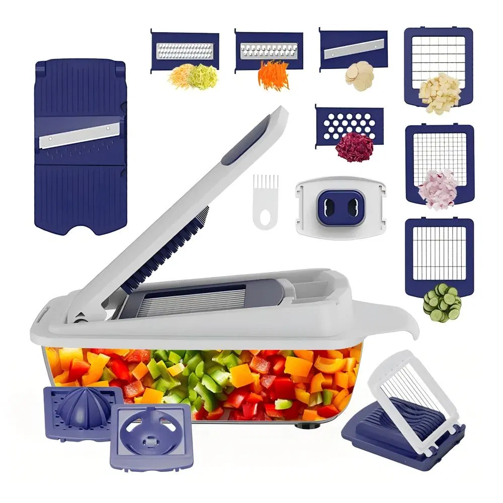 12PCS/Set Manual Chopper for Dicer Vegetables Cutter Blender Kitchen Appliance Kitchenware Color, Size, and Accessories Can Be Customized