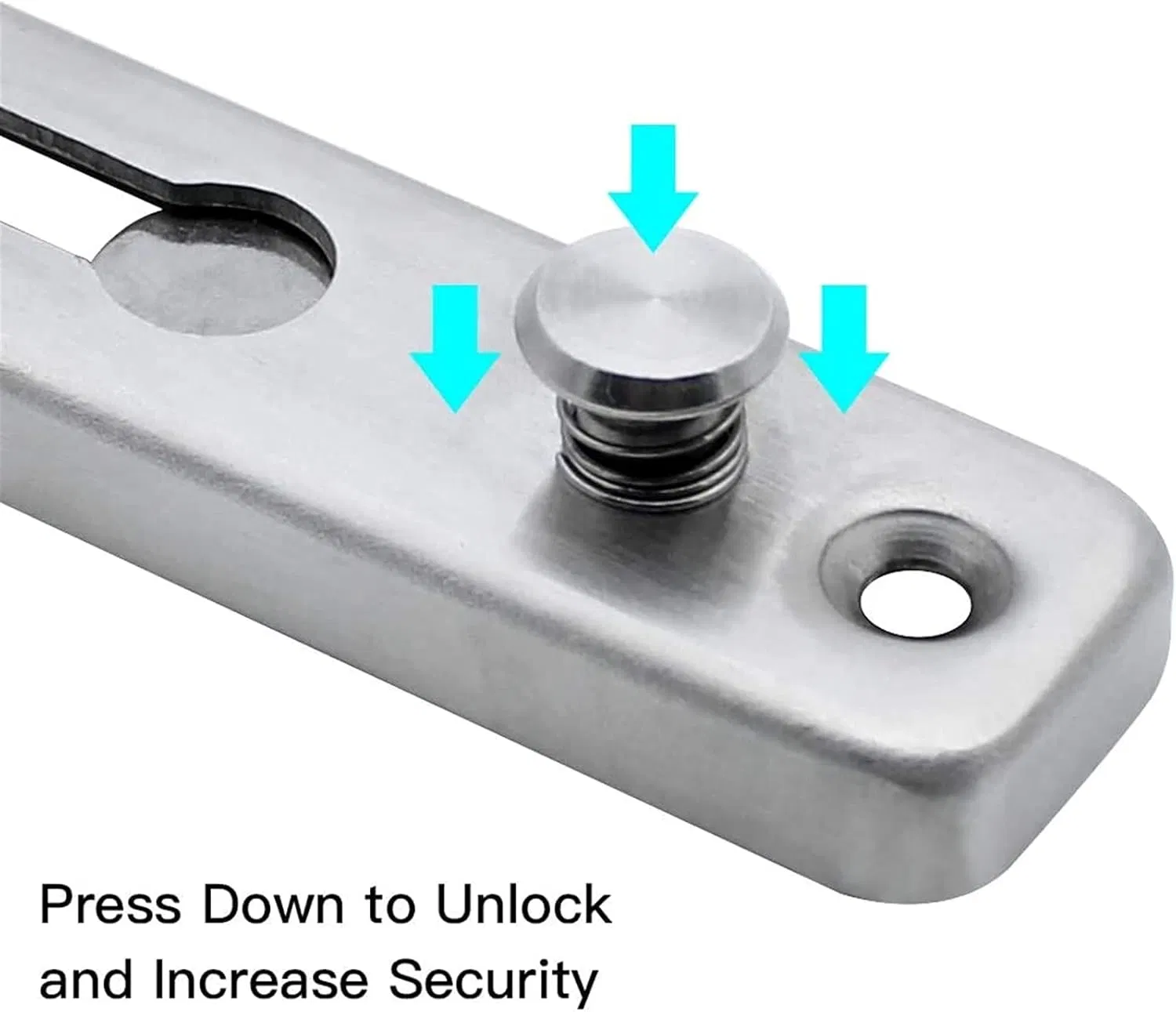 Mdsf03-Sn Stainless Steel 304 Security Chain, Satin Nickel Finish