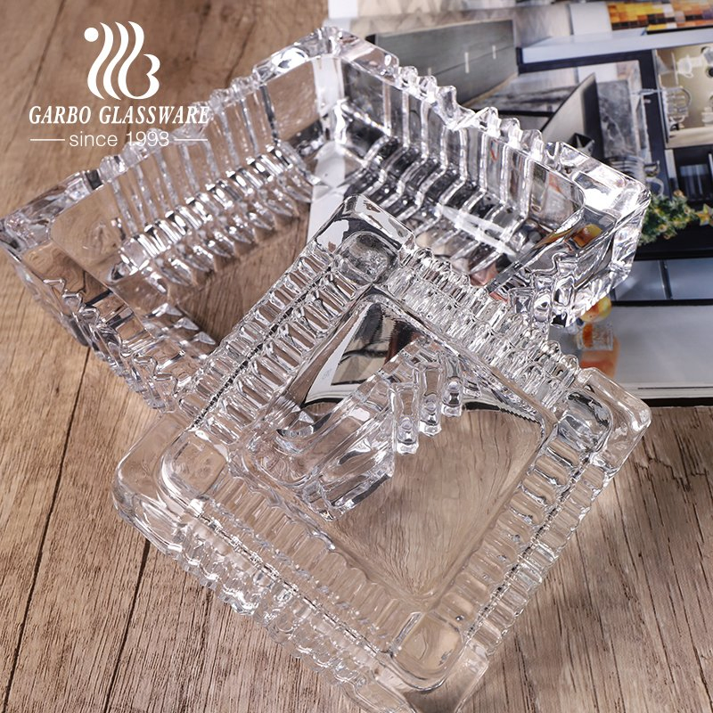 in Stock High-Quality Glass Ashtray for Office Home and Restaurant