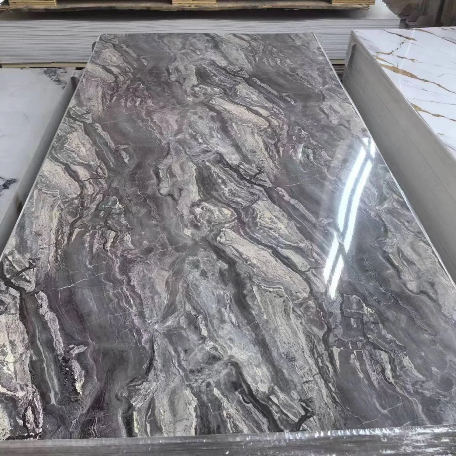 Decorative PVC Board Marble Sheet for Modern Home Projects