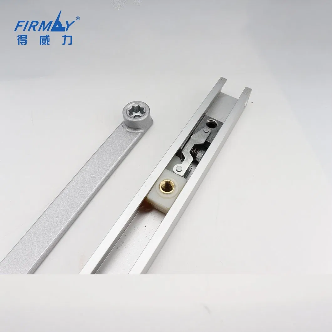 High Quality Aluminium Material Square Shape Hold Open Hardware Sliding Door Closer Factory