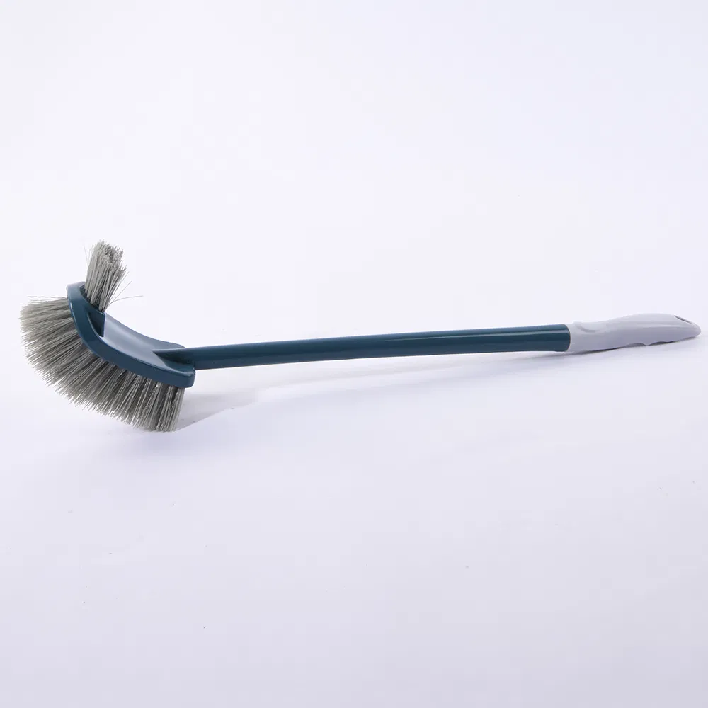 Plastic Long Handle Toilet Bowl Brush Double Sided Portable Toilet Bowl Cleaner Cleaning Brush for Bathroom