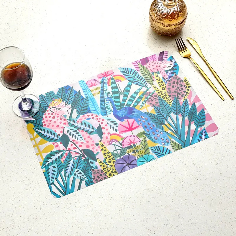 New Washable Plastic PP Table Mat with Unique Design for Protection Dining
