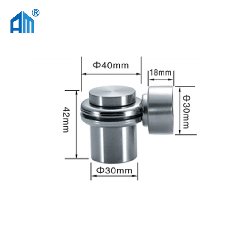 Kick Down Door Stop Zinc Flip Down Door Holder Door Stopper