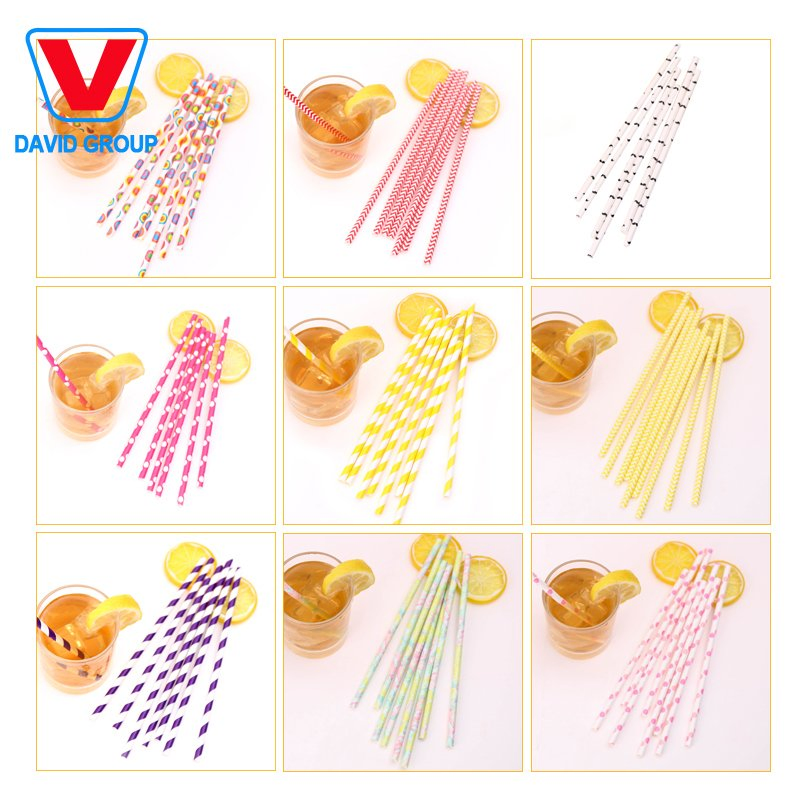 Promotional Custom Kraft Paper Spoon Straw
