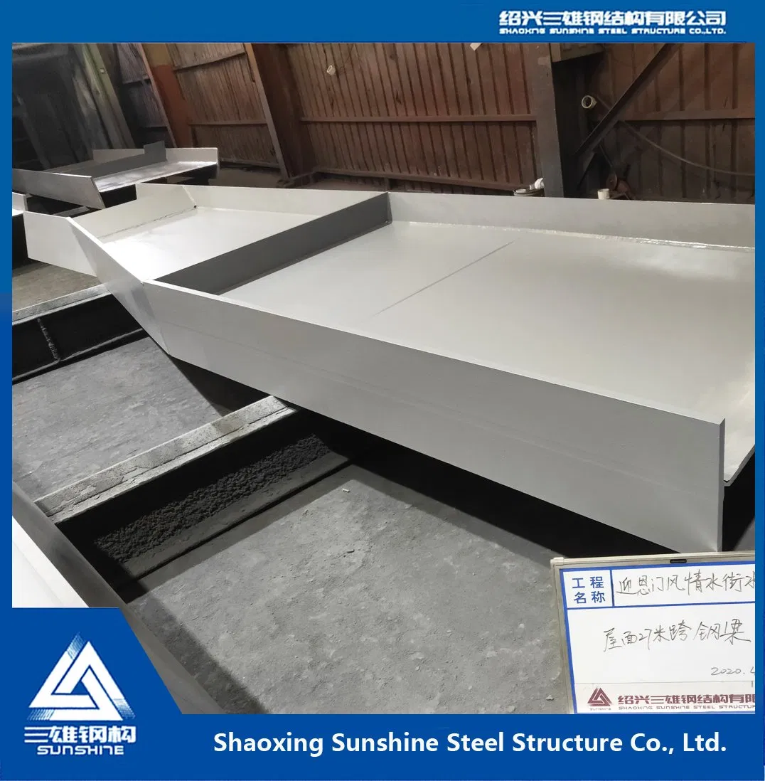 27 Meters Long Span Roofing Galvanized Steel Beam of Style Street