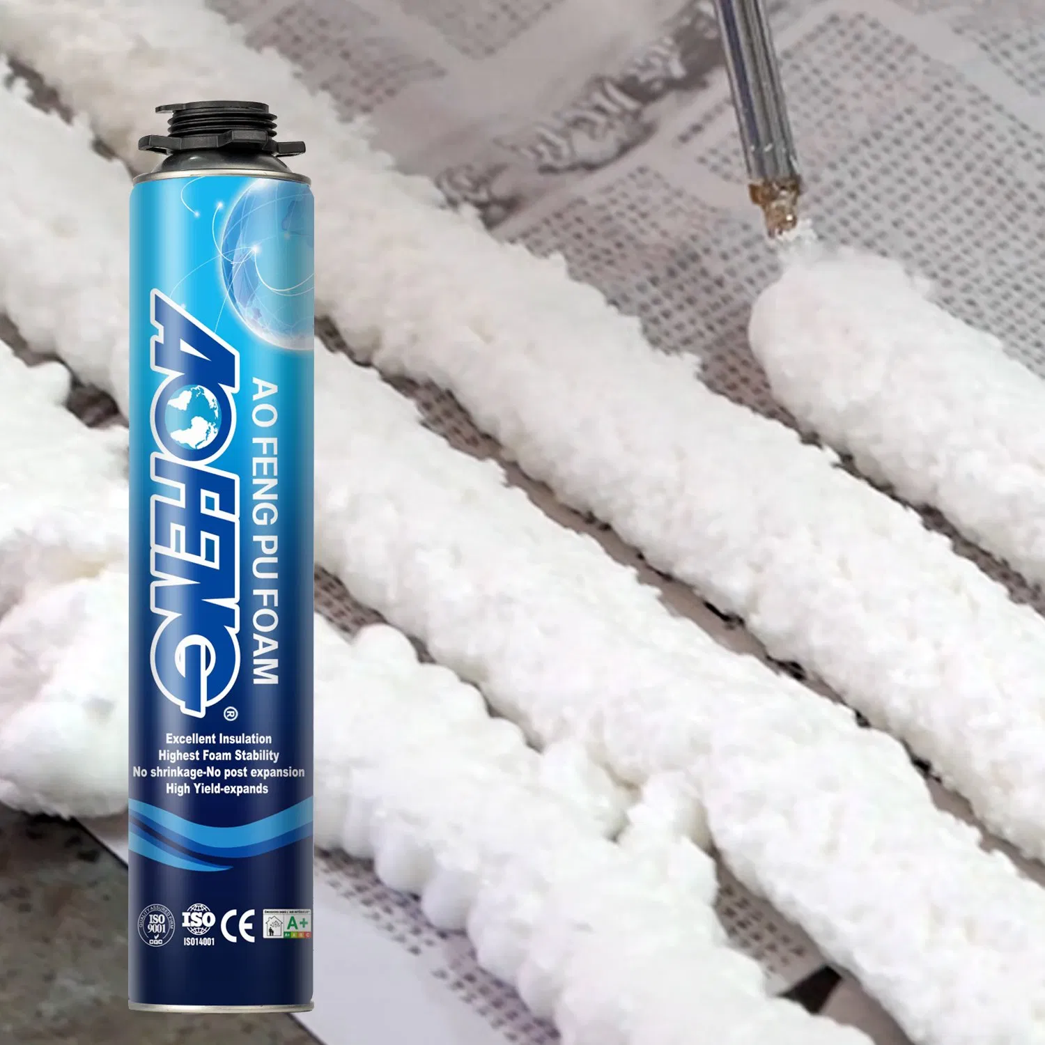 Durable White Polyurethane Foam Spray for Construction Insulation