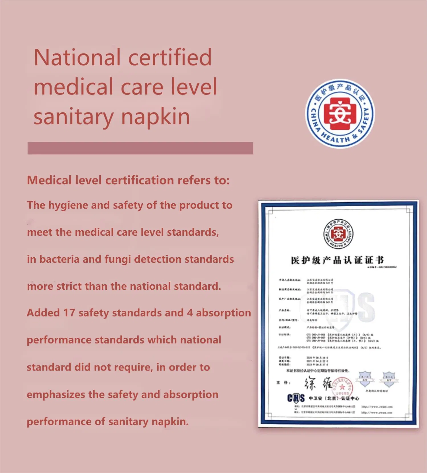 Jwc China Wholesale Eco-Friendly Sanitary Women Napkin