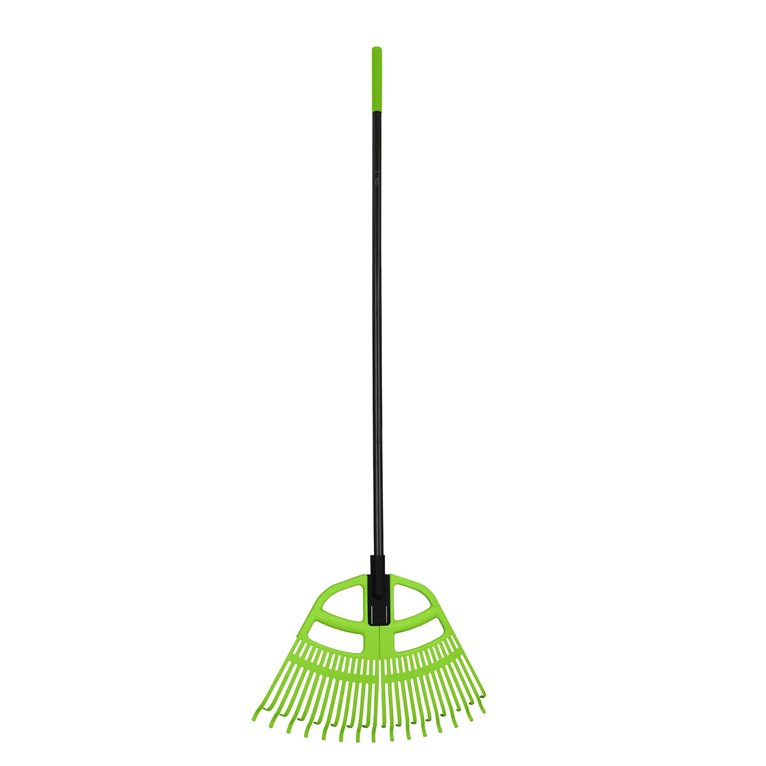 Garden Manual Multifunctional Plastic 3-in-1 Portable Leaf Grass Rake/Grabber/Shovel with Detachable Long Handle