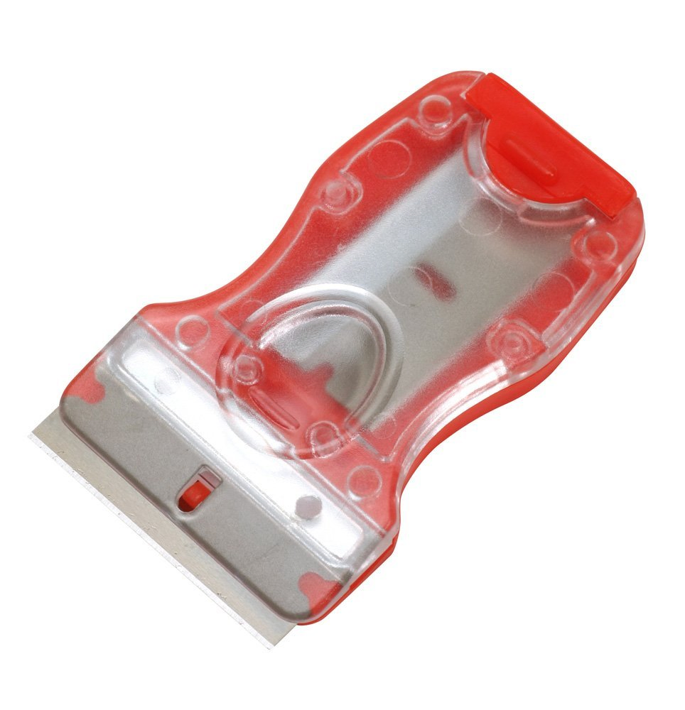 Mini Cleaning Scraper Plastic Razor Scraper W/Plastic Blades or Metal Blades