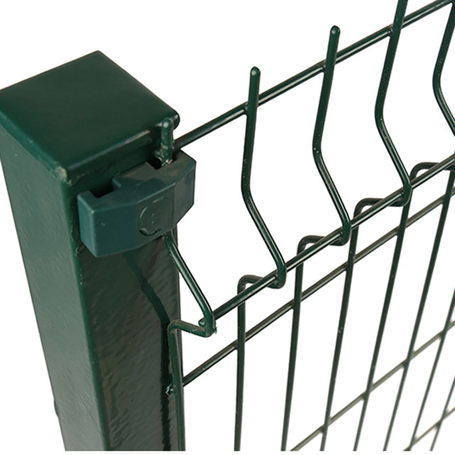 3D Curvy Fence Panel Garden Fence European Standard Powder Coating