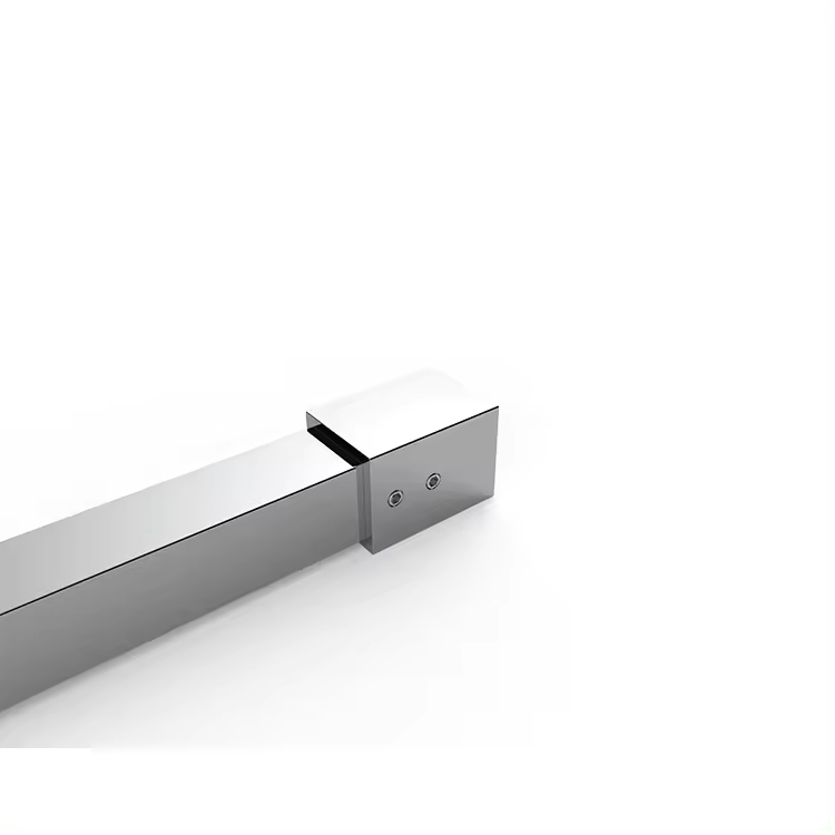 Stainless Steel Frameless Shower Glass Panel Shower Rod