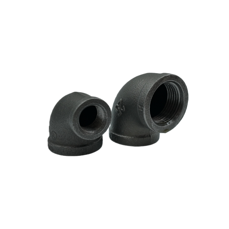 Bi Pipe Fittings Cast Iron Equal Elbow Thread Pipe Connector Oil Gas Heavy Duty Fittings
