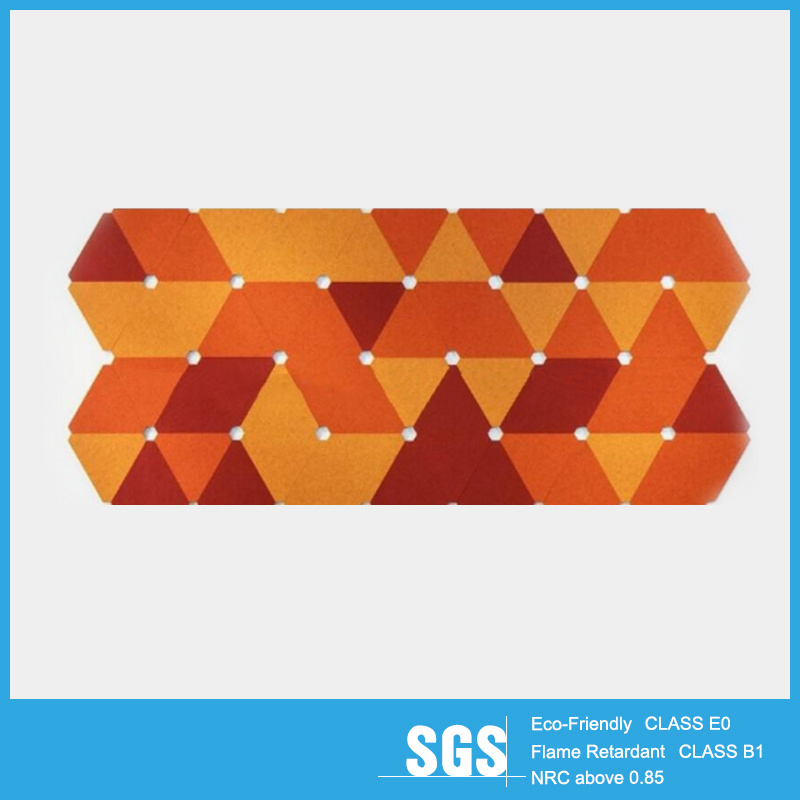 Sound Absorbing 3/9/12mm Thickness Polyester Acoustic Panel for Working Space Decoration