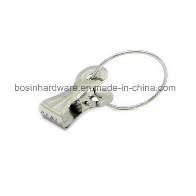 Silver Iron Metal Curtaon Ring Clip