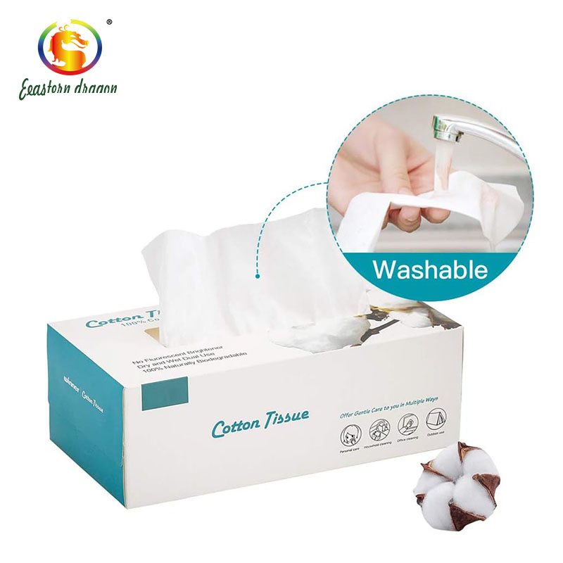 Cotton Soft Facial Tissue OEM Facial Tissue Paper 2ply