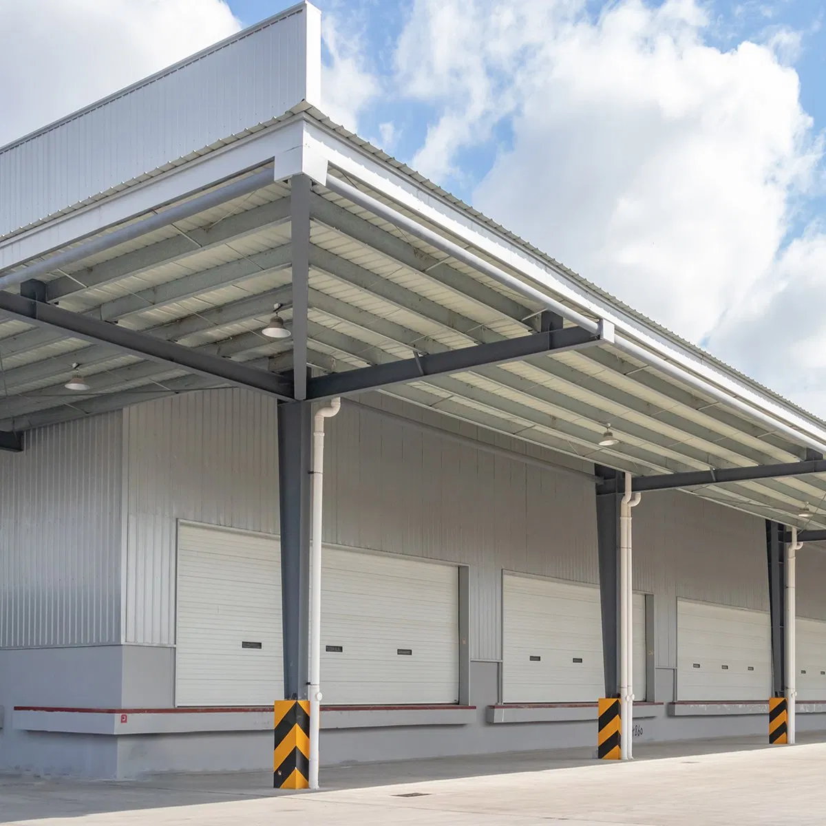 Fire Proof Prefabricated Building Steel Framed House Kit Warehouse