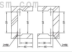 Brass Forged 180 Degree Shower Room Glass Door Hinge Hinge