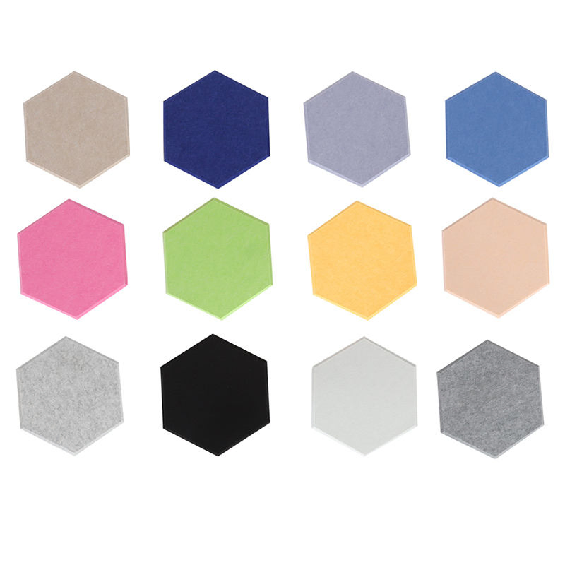 Recycle Material Soundproof Retardant Pet Polyester Fiber Felt Acoustic Panel for Cinema Studio