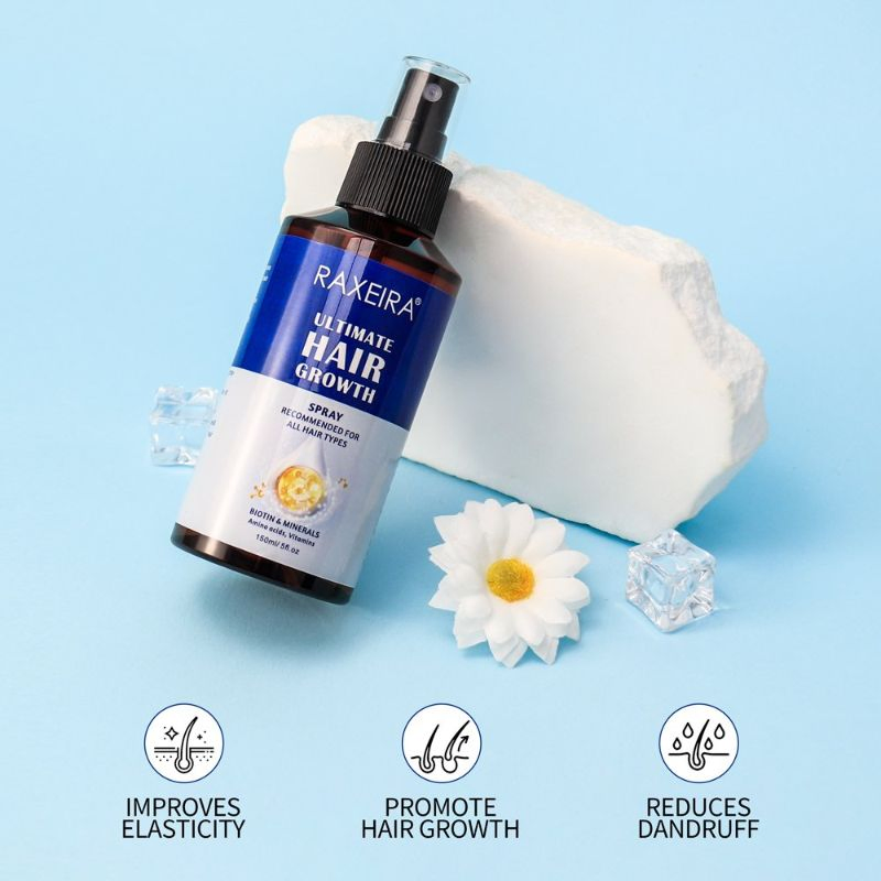 Private Label Anti Loss Thicken Hair Growth Spray for All Hair Types