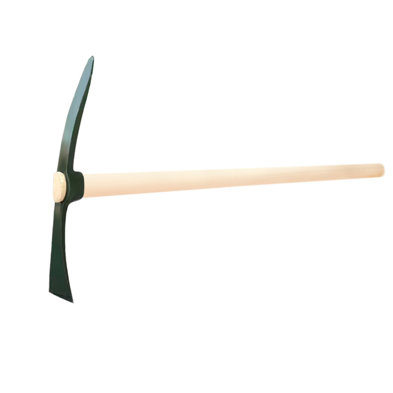 Garden Tool Thickened Double-Headed Small Pickaxe Outdoor Agriculture Hand-Tipped Steel Pick