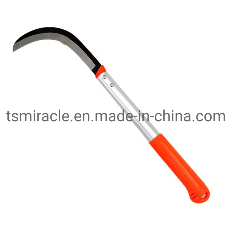 Shind 94717 40cm Farm Hand Tool Home Weeding Farm Grain Iron Hand Sickle Long Handle