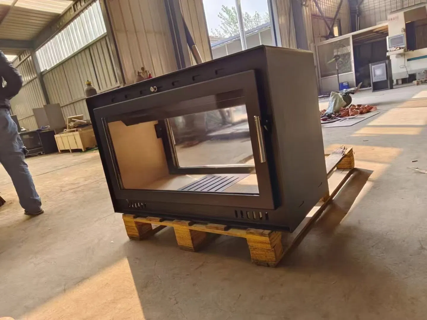 The Hotel Villas Use Wooden Fireplaces for Heating.